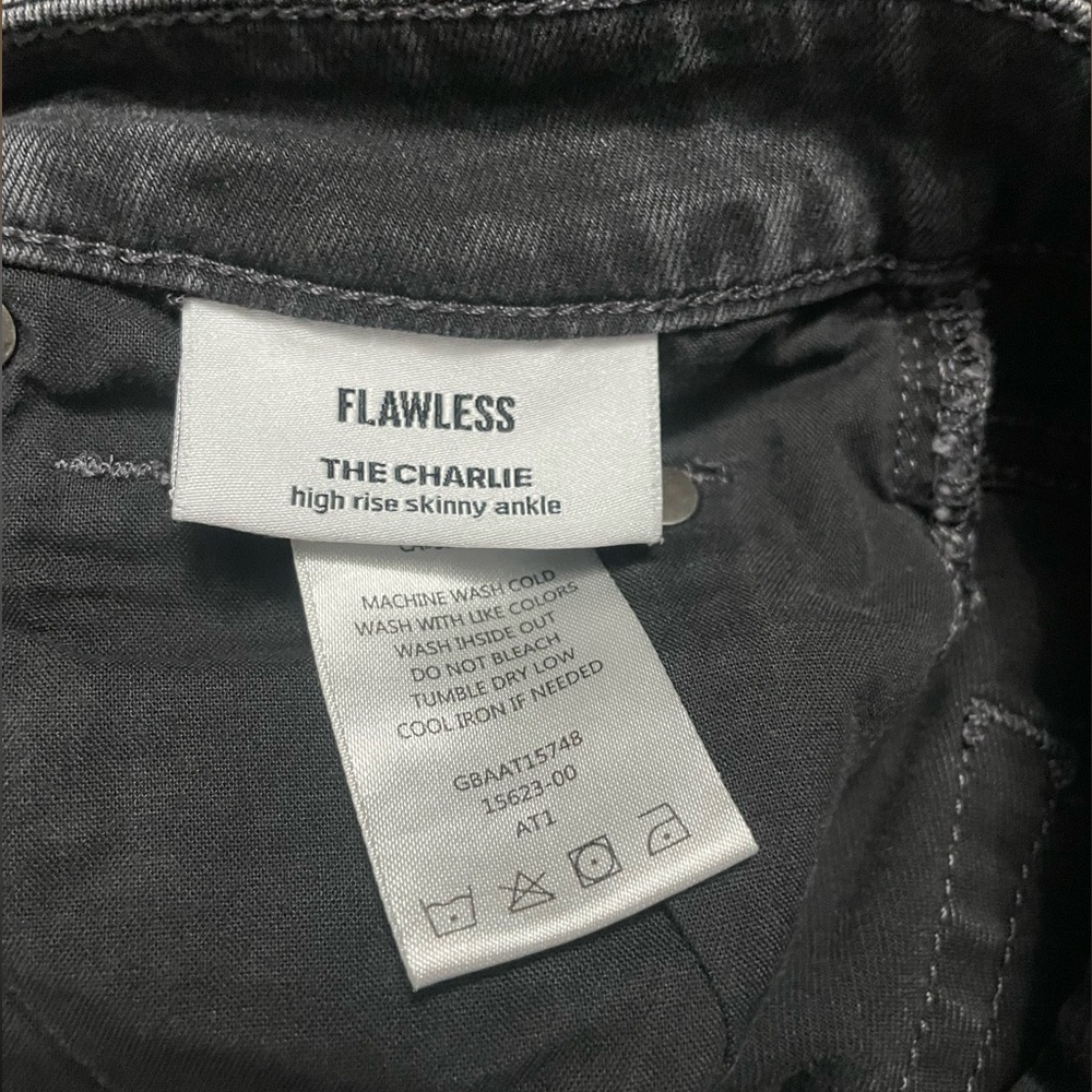 Joe's Jeans The Charlie High-Rise Skinny Jeans Faded Black size 27 - Picture 5 of 14